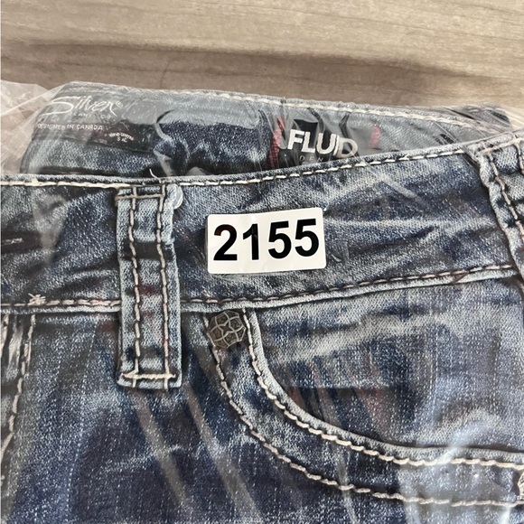 Silver Jeans Suki Mid Boot Cut Fluid Denim Jeans Womens 27 Stretch Pockets 2155 - Picture 12 of 12